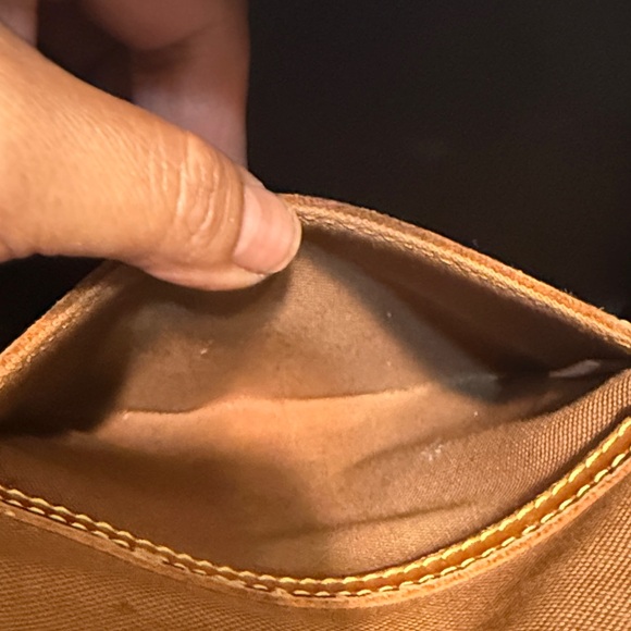 Louis Vuitton Alma Brown and Gold Monogram Tote dyed and sealed black - Picture 11 of 12